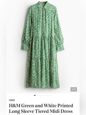 h and m green midi dress H&M | Dresses | Dark Maxi Season_Spring & Summer